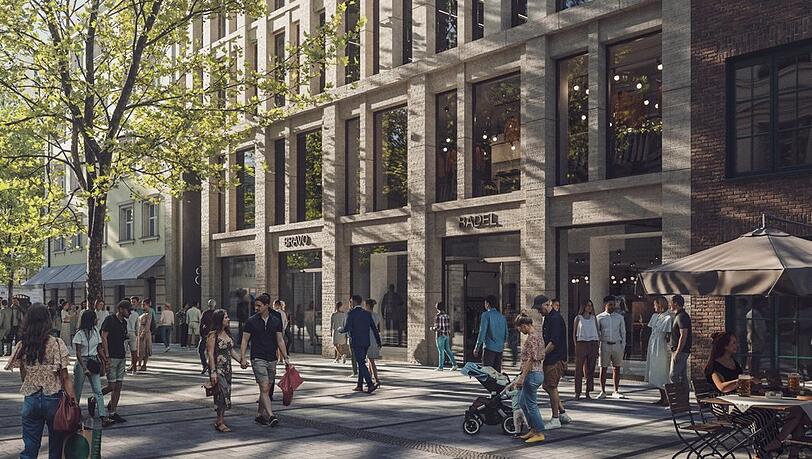 So soll der Neubau am ehemaligen Stammsitz von Kaut-Bullinger werden.