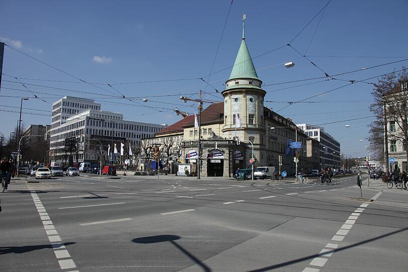 Benannt nach dem Erbauer der Bavaria: Der Stiglmaierplatz am Rande der Innenstadt.
