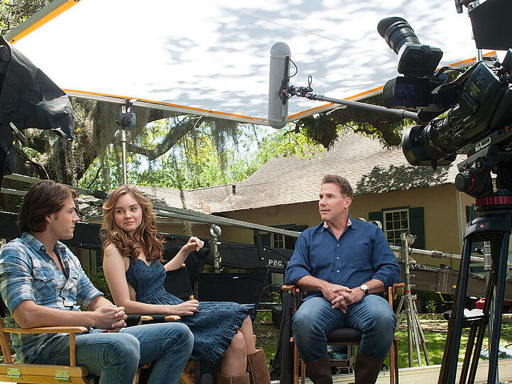 Nicholas Sparks am Set von "The Best of Me - Mein Weg zu dir"
