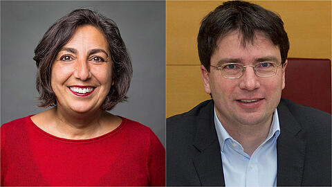 Gülseren Demirel und Florian von Brunn.