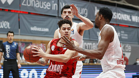 Bayerns Basketballer setzten sich in Würzburg durch.