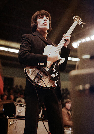 Bassist Bill Wyman.