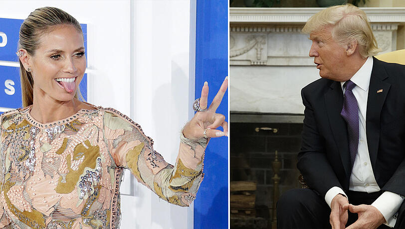 Heidi Klum und Donald Trump: Geraten die beiden aneinander? Heidi Klum und Donald Trump: Geraten die beiden aneinander?