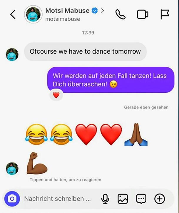 Diese Nachrichten schrieb Motsi Mabuse an Florian Silbereisen
