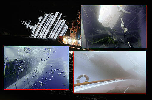 Schettino und das Costa-Concordia-Unglück - Die Bilder
