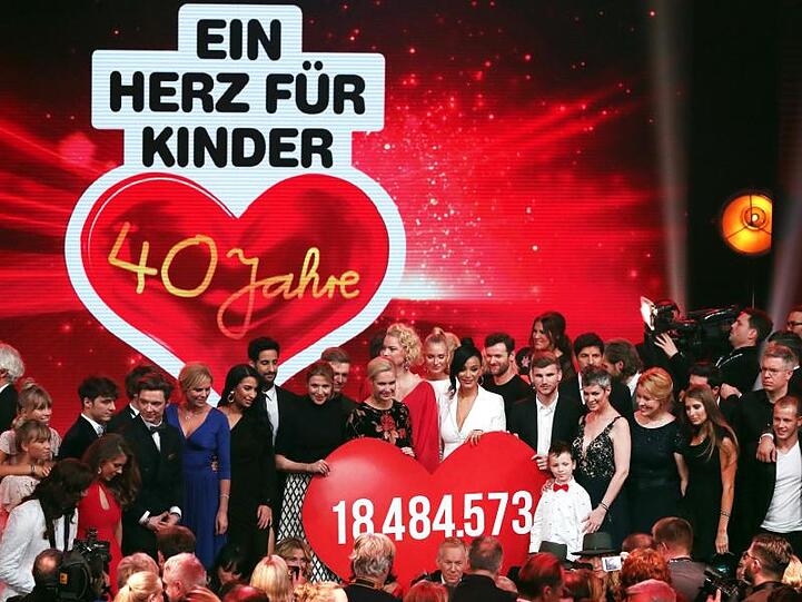 Über 18 Millionen Euro wurden für notleidende Kinder gespendet.