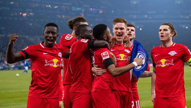 Die Profis von RB Leipzig hatten beim FC Schalke 04 leichtes Spiel. Die Profis von RB Leipzig hatten beim FC Schalke 04 leichtes Spiel.