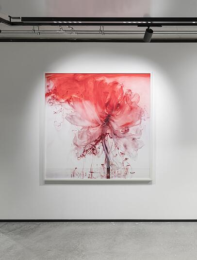 "Fairies VI", 2021, k&uuml;nstlerische Farbstoffforschung von Kathrin Linkersdorff.