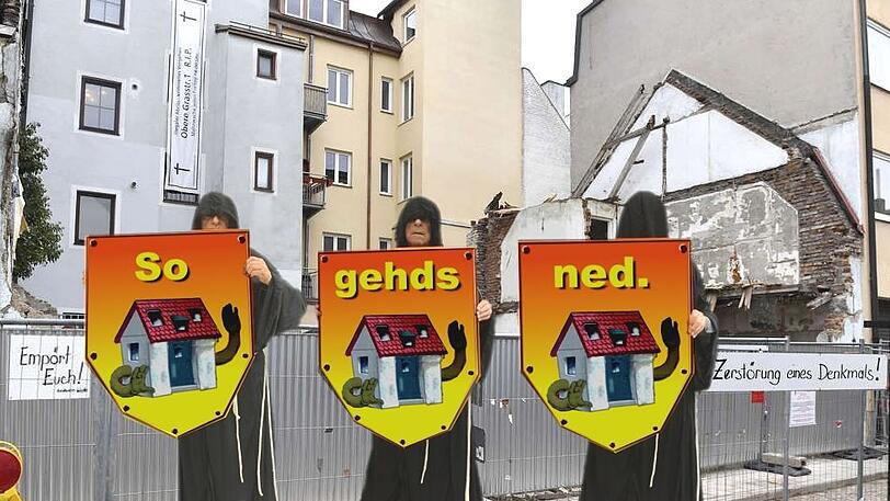 Am Sonntag soll in Giesing vor dem abgerissenen Uhrmacherhäusl protestiert werden.