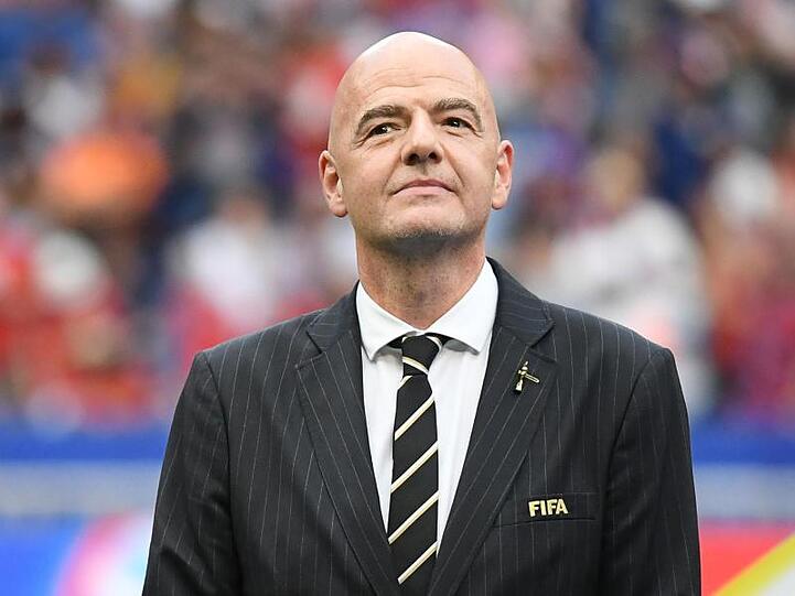 FIFA-Präsident Gianni Infantino. Foto: Sebastian Gollnow/dpa/Archivbild