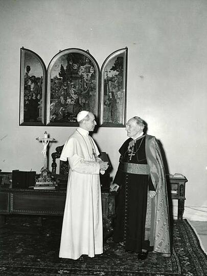 Im Jahre 1946: Faulhaber mit Papst Pius XII.
