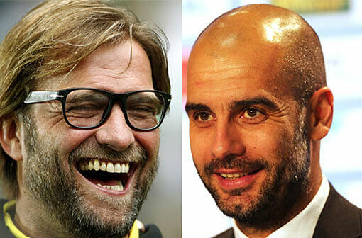 Dortmunds Jürgen Klopp: 2x Meister, 1x Pokalsieger, 2x Supercup, 2x deutscher Trainer des Jahres, 1x Finalist der Champions League.
Bayerns Pep Guardiola: 2x Champions- League-Sieger, 2x Klub-WM, 3x Meister, 2x Pokalsieger, 3x Supercup, 2x Uefa-Supercup, 2x Weltklubtrainer des Jahres (alles mit Barcelona), 1x Uefa-Supercup mit Bayern.