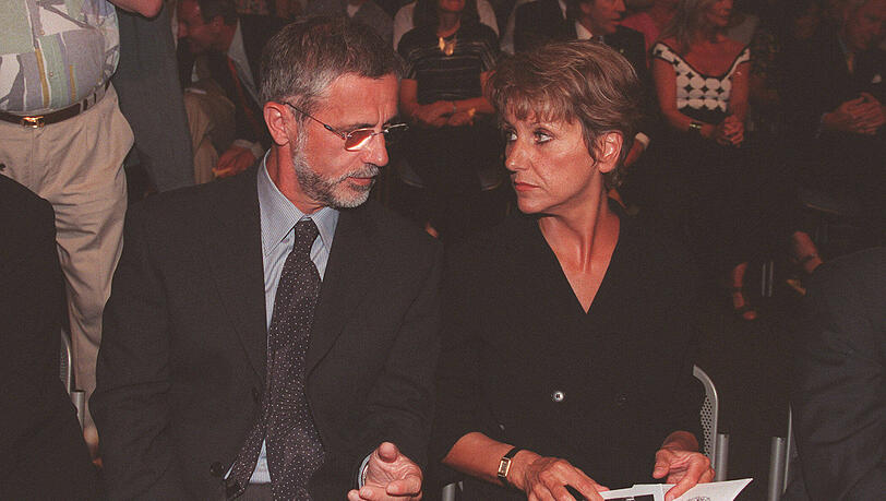 Gerd Müller 1999 mit seiner Ehefrau Uschi.