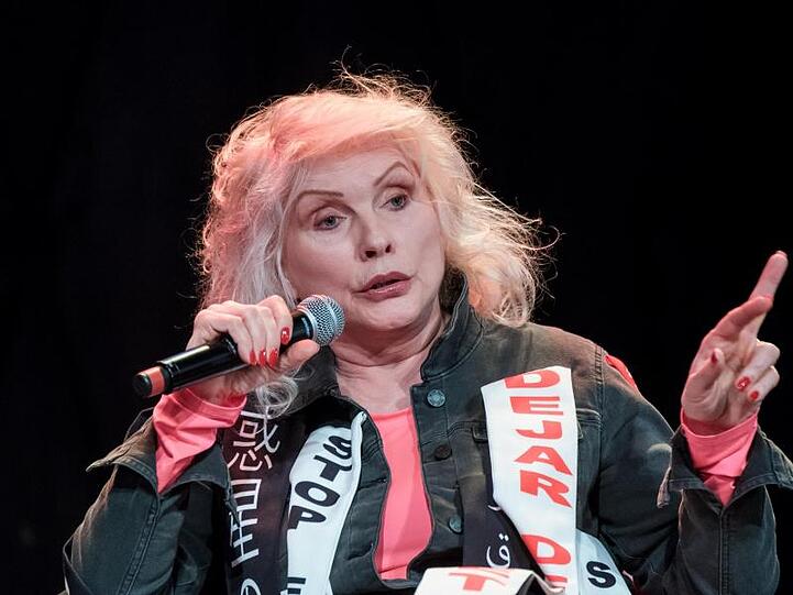 Punk-Legende Debbie Harry in Hamburg.