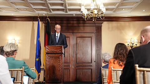 Merz zog eine positive Bilanz des Ukraine-Gipfels in Washington.