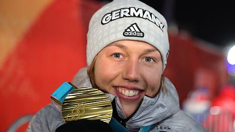 Sie überragt bei Olympia bislang alles: Laura Dahlmeier.