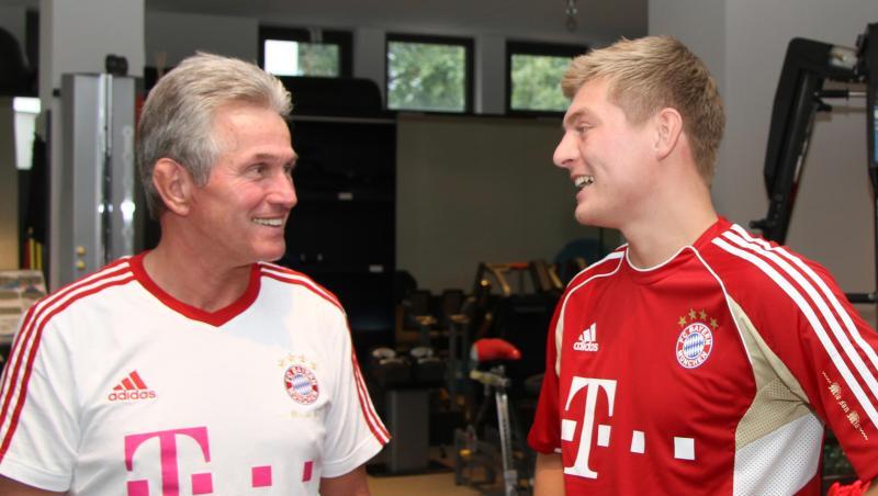 Trainer Jupp Heynckes (l) und Toni Kroos. Foto: picture alliance / dpa/Archivbild