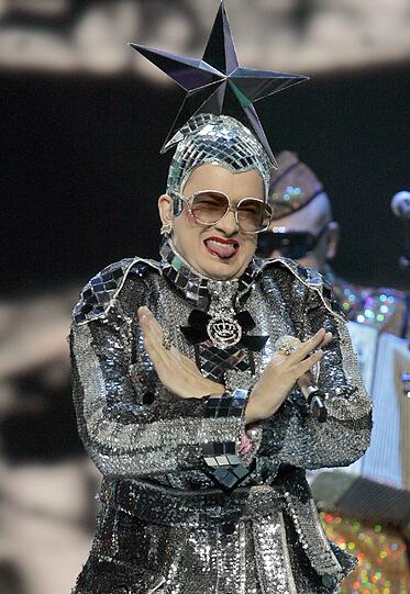 Der Ukrainer Andrij belegte als "Verka Serduchka" mit einer Trash-Performance den zweiten Platz beim ESC 2007.