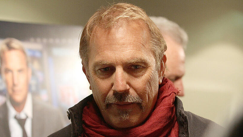 Kevin Costner auf einer Sondervorführung von "Draft Day"