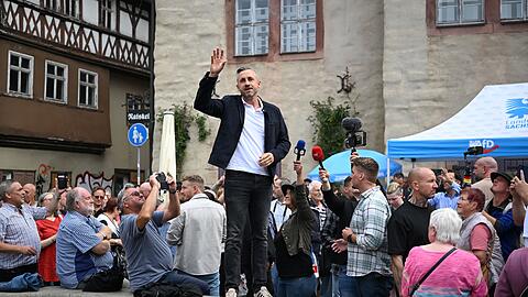 AfD-Spitzenkandidat Ulrich Siegmund zog als Person die Aufmerksamkeit im Wahlkampf auf sich, wie kein anderer Politiker. (Archivbild)