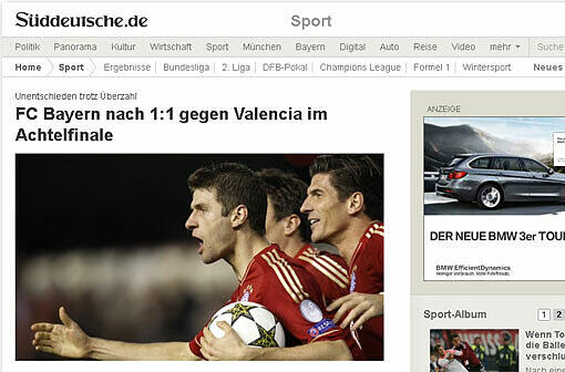 "Thomas Müller schießt den FC Bayern ins Achtelfinale". Das ist der einhellige Tenor der deutschen Blätter.