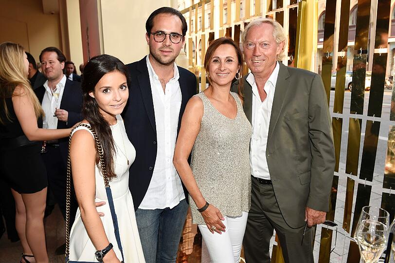 Lisa Holler und Freund Thomas Mang, Sybille und Werner Mang
