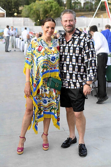 Sasha mit Frau Julia Röntgen.