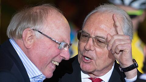 Franz Beckenbauer (r) und Uwe Seeler.