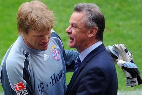 Nahmen Ende der letzten Saison gemeinsam Abschied vom FC Bayern: Oliver Kahn (l.) und Ottmar Hitzfeld.