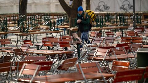 Das Biergartenwetter l&auml;sst in diesen Tagen auf sich warten.