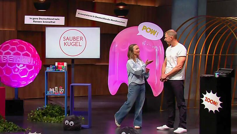 Bernd Schmekel und seine Frau Susanne haben die "Sauberkugel" erfunden.