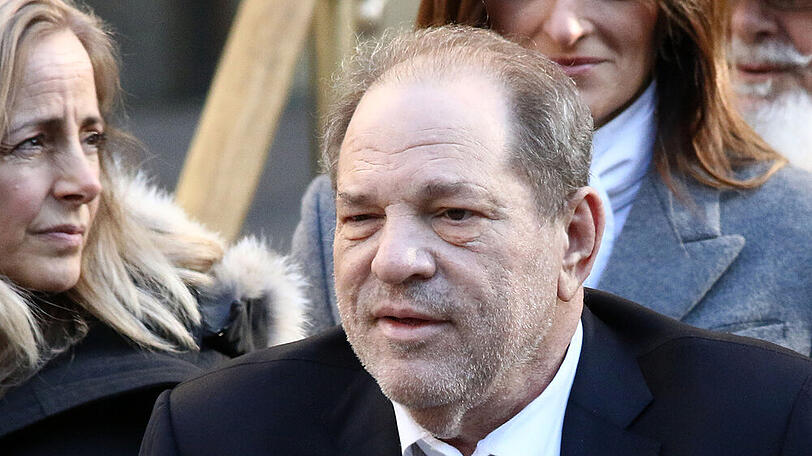 Harvey Weinstein beim Verlassen des Gerichts wenige Tage vor der Urteilsverkündung
