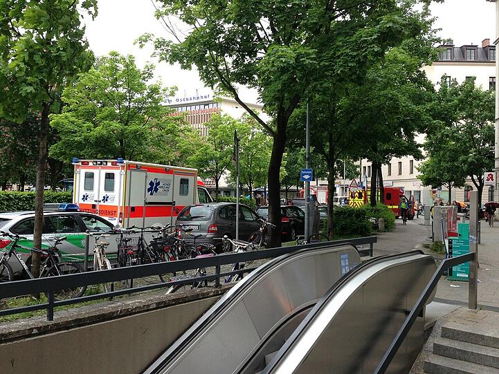 Schon wieder ein Großeinsatz in Haidhausen. Die Bilder vom Einsatzort.