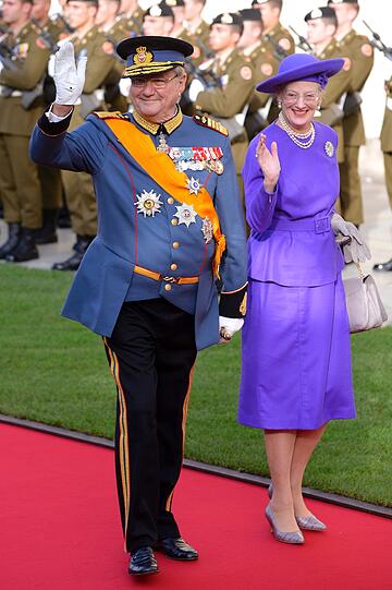 Die dänische Königin Margrethe mit ihrem Mann Prinz Henrik.