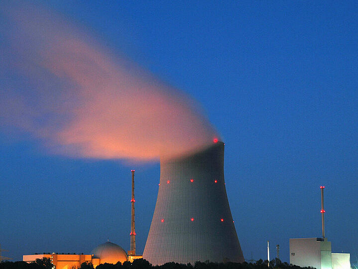 Das Atomkraftwerk Isar in Landshut.