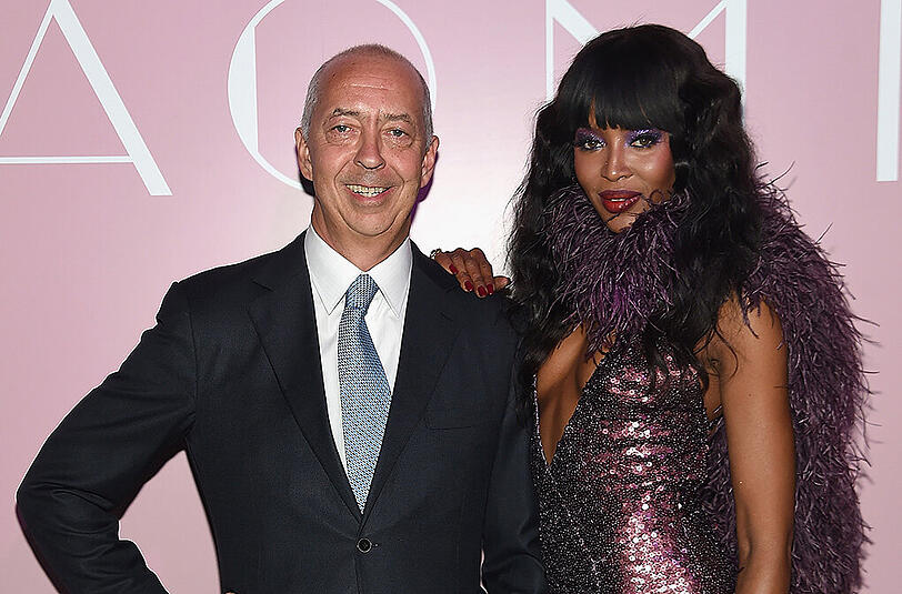Publizist Benedikt Taschen und Model Naomi Campbell