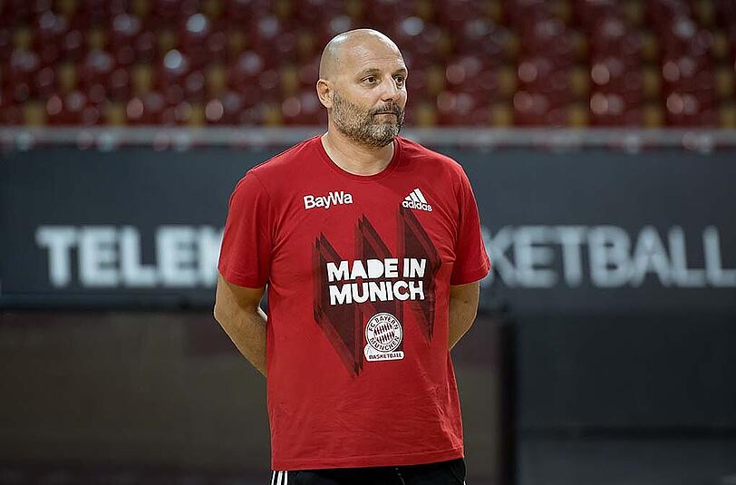 Sasa Djordjevic, der neue Trainer der Bayern-Basketballer, setzt auf Uli Hoeneß.
