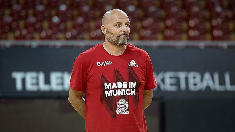 Sasa Djordjevic, der neue Trainer der Bayern-Basketballer, setzt auf Uli Hoeneß. Sasa Djordjevic, der neue Trainer der Bayern-Basketballer, setzt auf Uli Hoeneß.