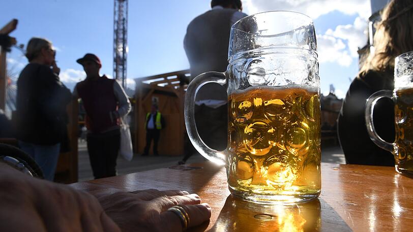 Im Biergarten auf der Wiesn haben sich drei Freunde gegen Ordner und Polizisten zusammengetan.