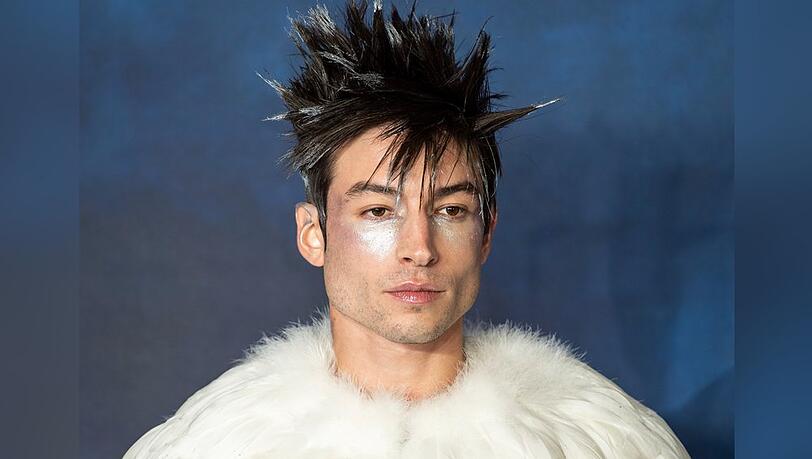 Ezra Miller bei einer Premierenfeier 2018.