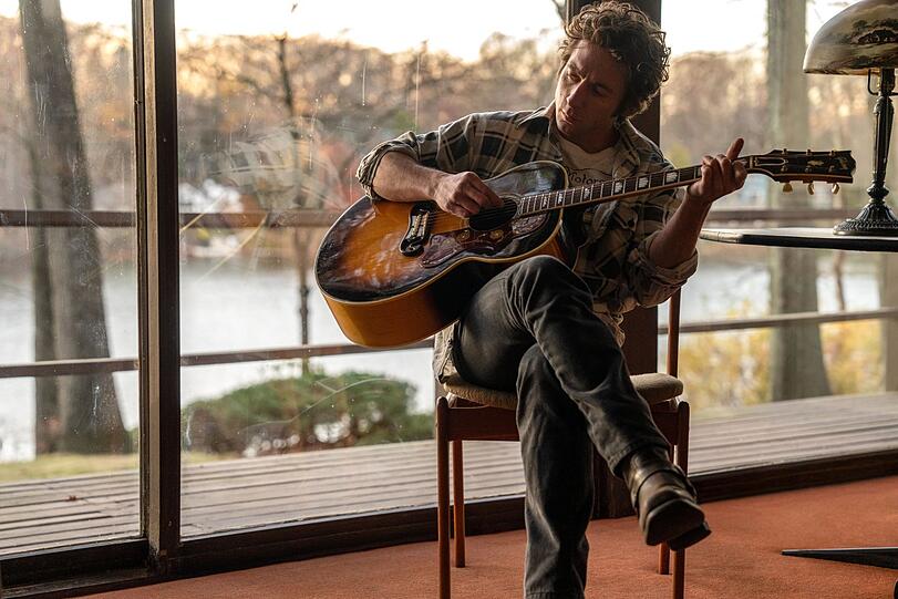 Jeremy Allen White als Bruce Springsteen im Film „Deliver Me From Nowhere“ (2025).