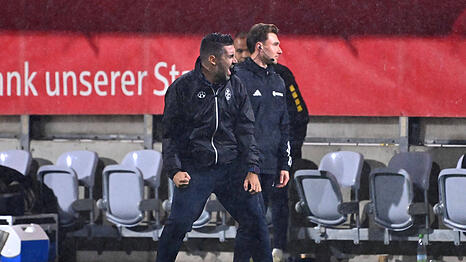 Auch bei Alper Kayabunar war der Frust nach der Derby-Pleite gro&szlig;.