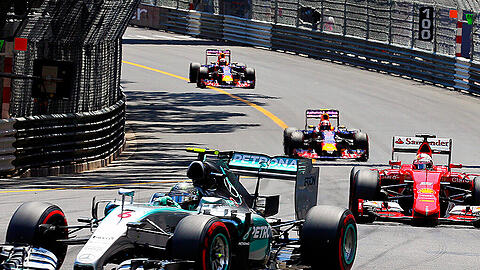 Nico Rosberg ist in Monaco zum dritten Mal in Folge auf Platz 1 gerast.