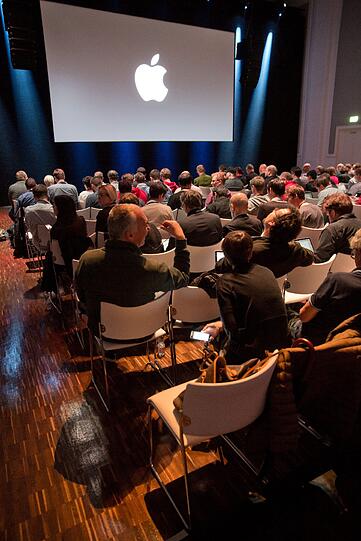 Bei Apple am Kurfürstendamm wird am Donnerstag in Berlin eine neue Generation des iPad-Tablets vorgestellt.