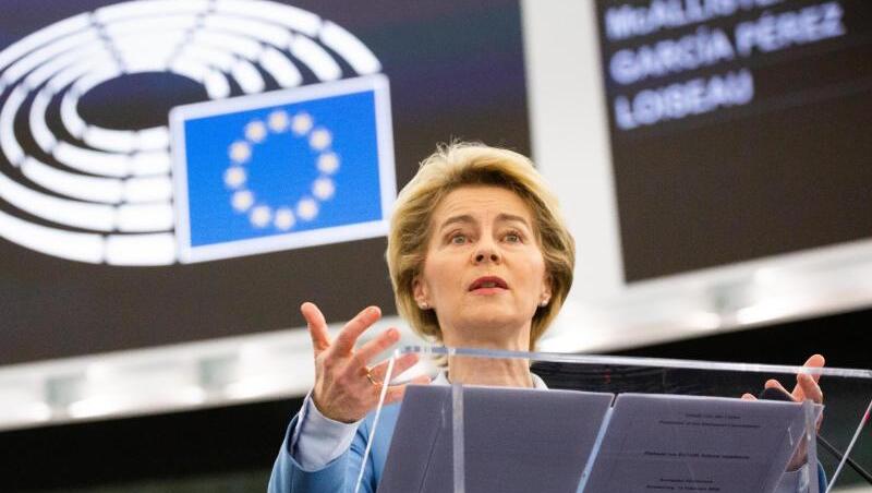 "Natürlich kann sich das Vereinigte Königreich mit weniger zufrieden geben": Ursula von der Leyen. "Natürlich kann sich das Vereinigte Königreich mit weniger zufrieden geben": Ursula von der Leyen.