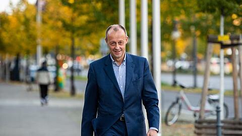 Friedrich Merz kommt am 25. Oktober zu Beratungen der engeren CDU-Spitze über den geplanten Parteitag zur Wahl des Vorsitzenden.