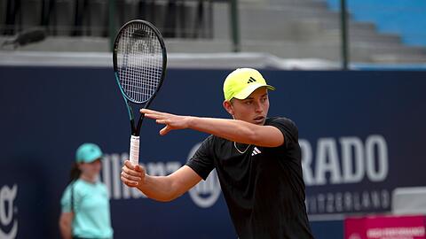 Hatte bei seinem München-Debüt keine Chance: Tennis-Youngster Justin Engel.