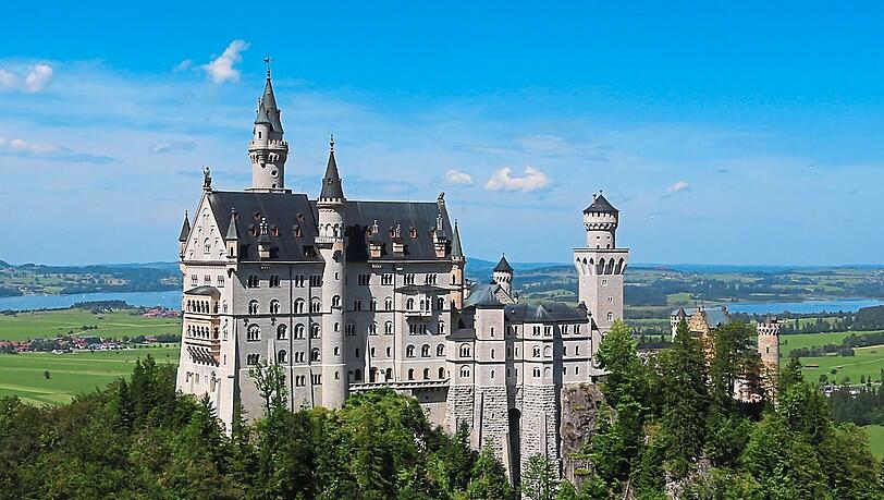 Schloss Neuschwanstein: Bier wird hier nicht gebraut. Schloss Neuschwanstein: Bier wird hier nicht gebraut.