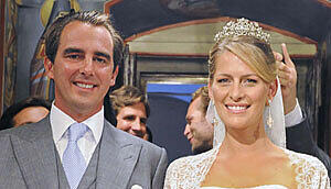 Prinz Nikolaus von Griechenland und seine Braut Tatiana Blatnik.