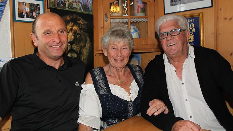 Thomas Miller, Christl Estermann, Werner Lorant (von links).